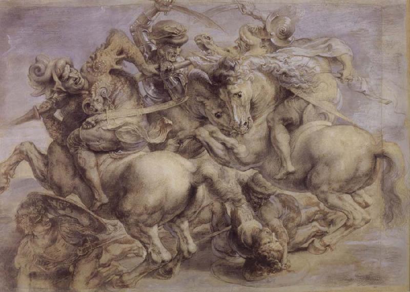 Peter Paul Rubens The fight for the standard China oil painting art